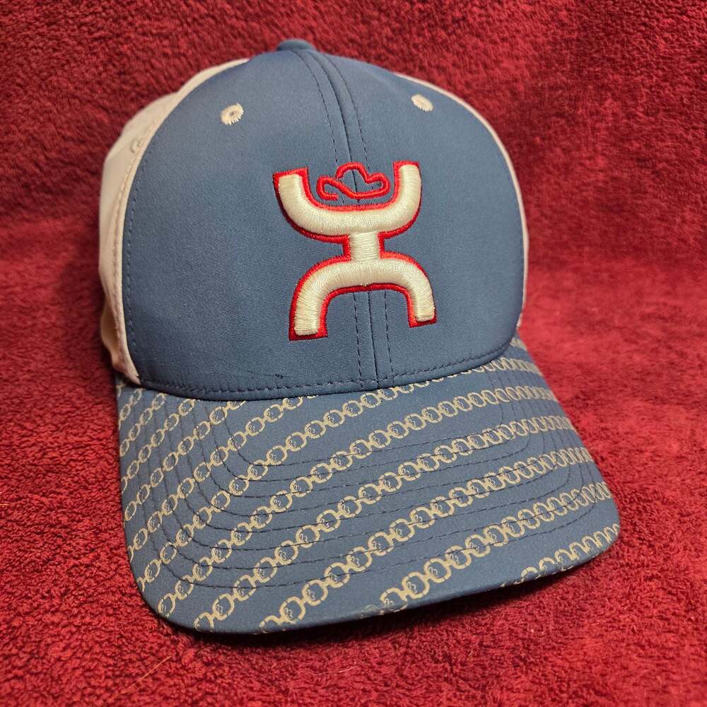 Hooey Coach Blue and Grey Flexfit Hat